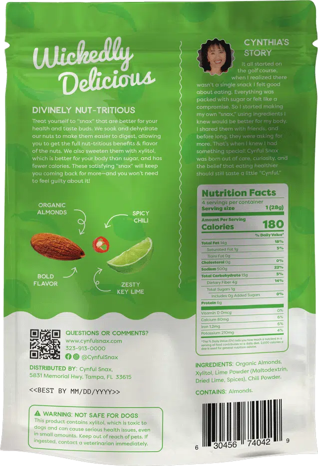 Spicy Key Lime Almonds