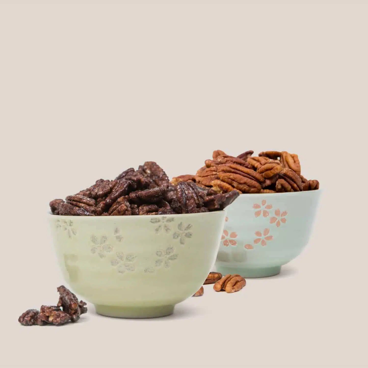A bowl of Cynful Snax nuts