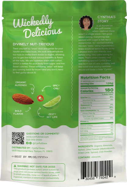 Spicy Key Lime Almonds