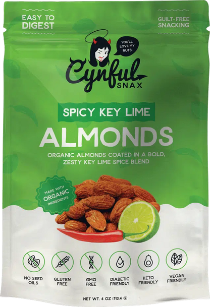 Spicy Key Lime Almonds
